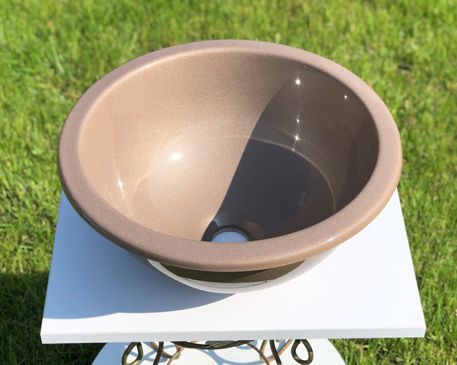 Умывальник «Аврора» 40 см Капучино Н400 глянец