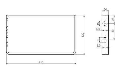 Кронштейн для умывальника CLASSIC 400, RAVAK