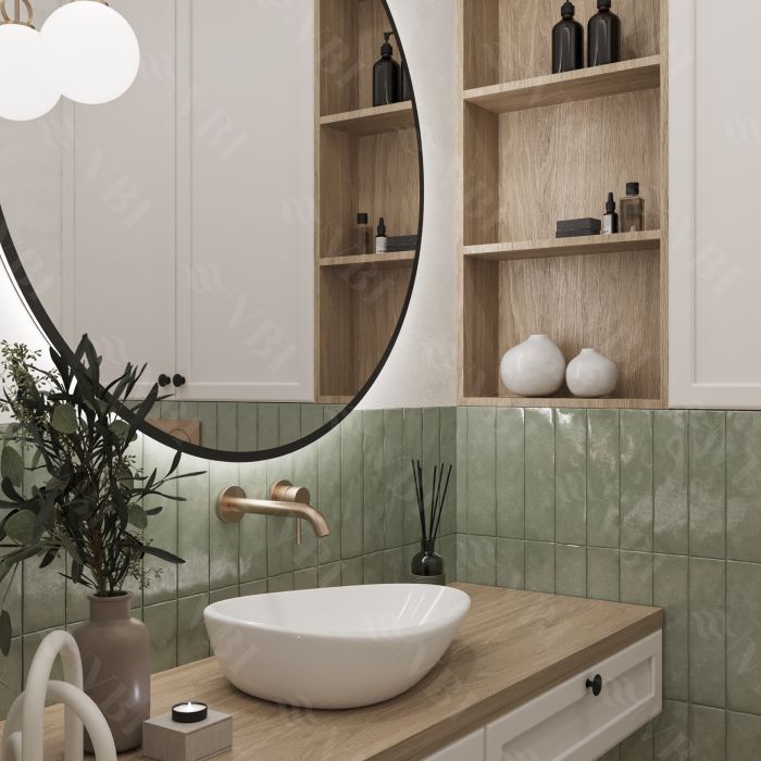 Умивальник VBI TRENTO 55 WHITE накладний