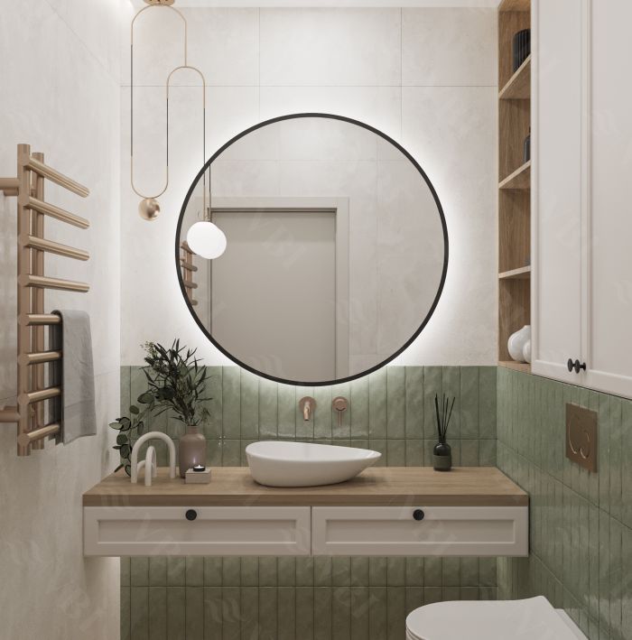 Умивальник VBI TRENTO 55 WHITE накладний