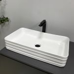 Умивальник VBI VOLTURINO WHITE накладний