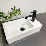 Умывальник VBI LECCE L WHITE накладной подвесной