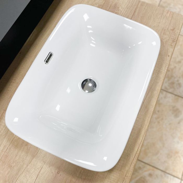 Умывальник VBI MELLITTO WHITE врезной