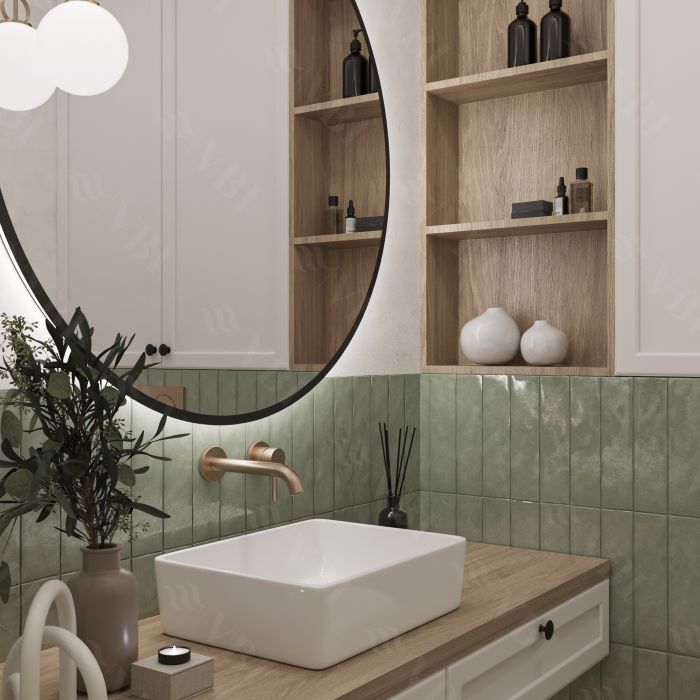 Умивальник VBI ASTI M WHITE накладний