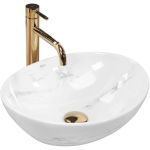 Умивальник REA SOFIA NATURE MARBLE накладний мармур