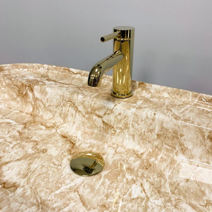 Умывальник VBI TERNI M TRAVERTINE накладной