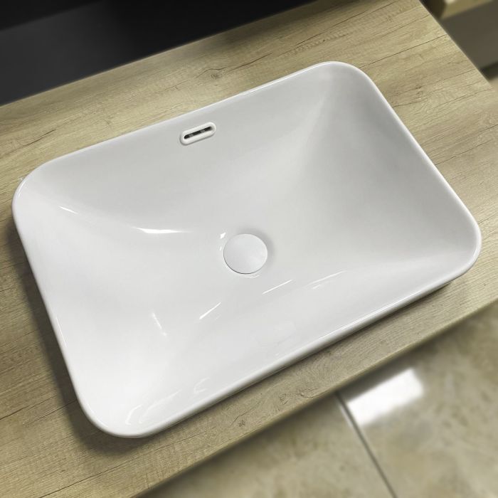 Умивальник VBI BITRITTO S WHITE врізний