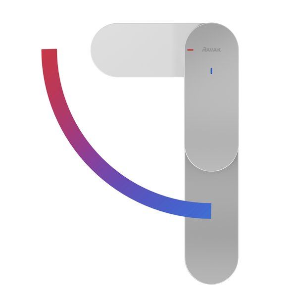 Змішувач для умивальника CR II 014.01CR Chrome X070448 RAVAK