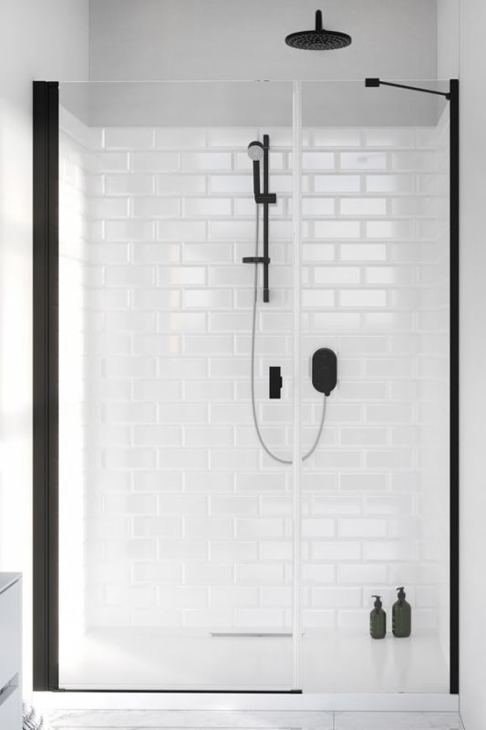 Душевая дверь Radaway NES Black DWS I 1100Rx2000 прозрачное стекло