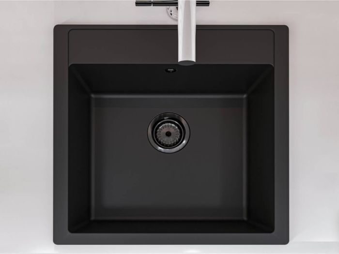 Кухонна мийка Miraggio BODRUM 510 чорна