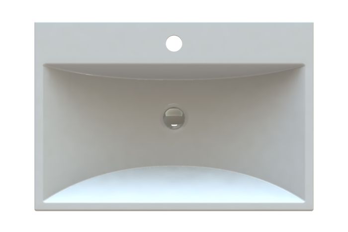 Умывальник «Богема» 60 см Меланит H100 глянец