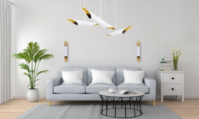 Бра Atmolight Bat WS57х450 MoireSilver-SilverL