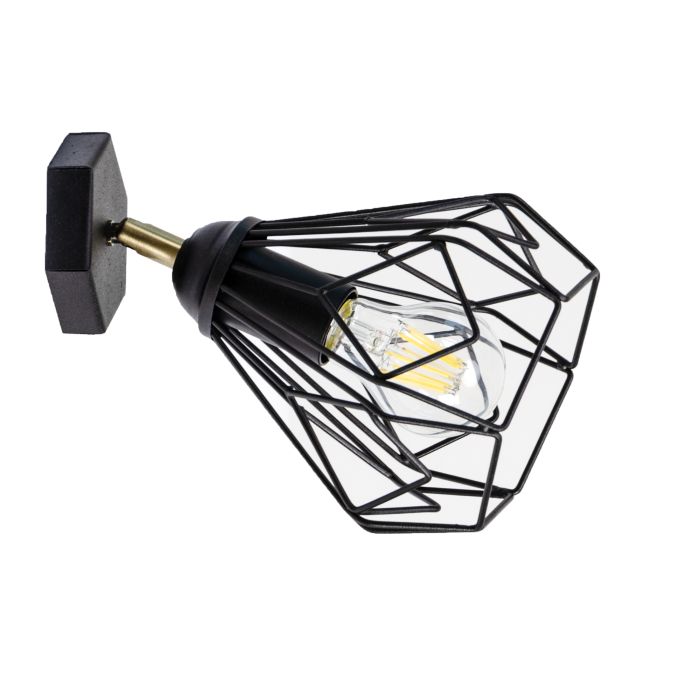 Бра (светильник настенный) Bevel W165 Black