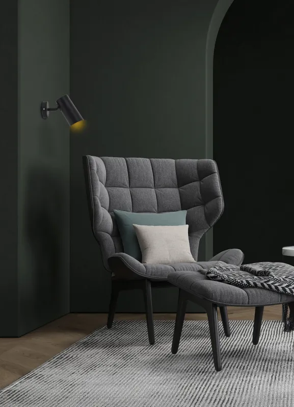 Бра (світильник настінний) Pelikan GU10 W120 Black