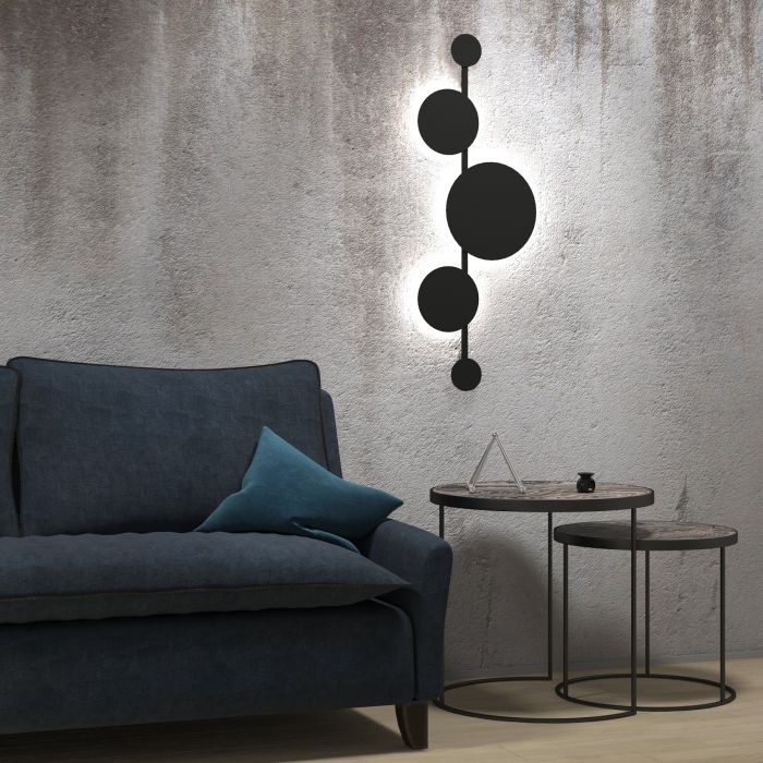 Бра Atmolight Rondo G4 W-3 MoireSilver