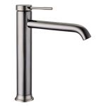 BRENTA змішувач для умивальника високий, графіт