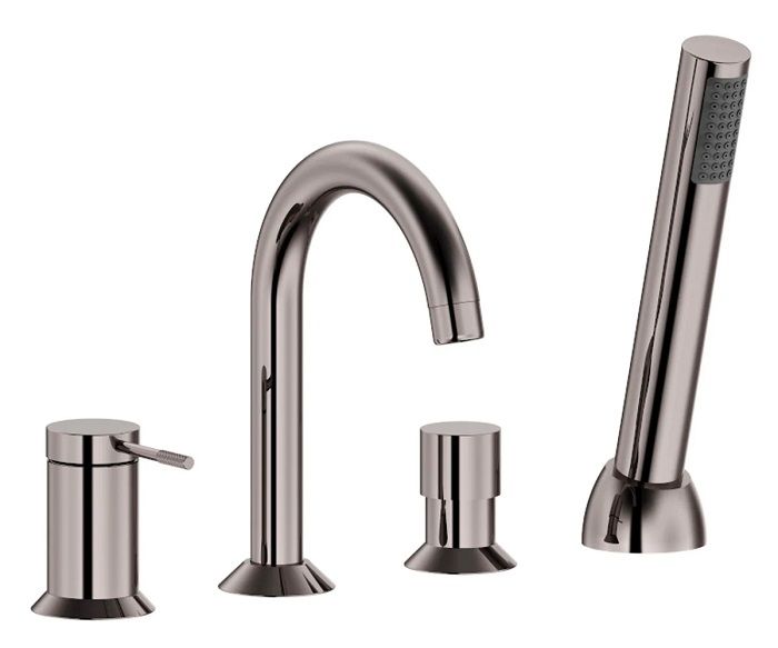 BRENTA смеситель для ванны врезной, граф.хром