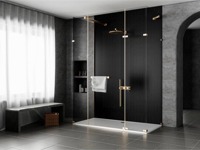 Душевой поддон 180x90 Miraggio BRUGGE из литого мрамора