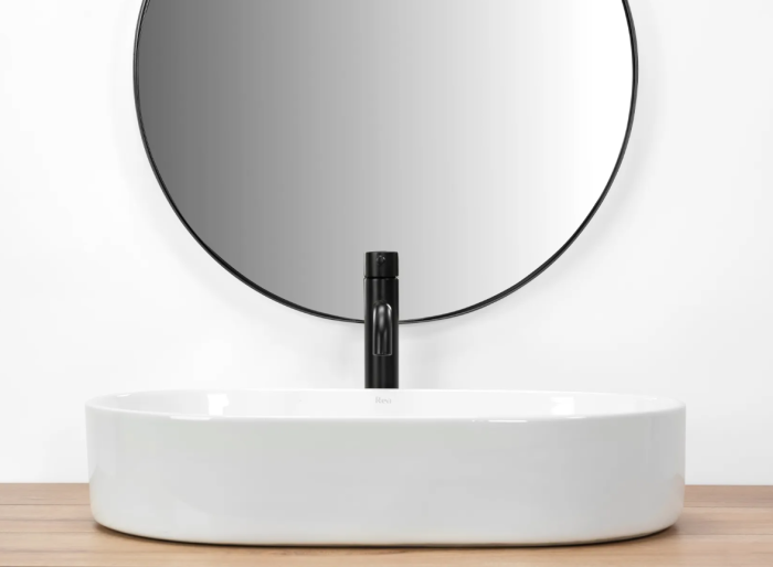 Умывальник REA NADIA 70 WHITE белый накладной