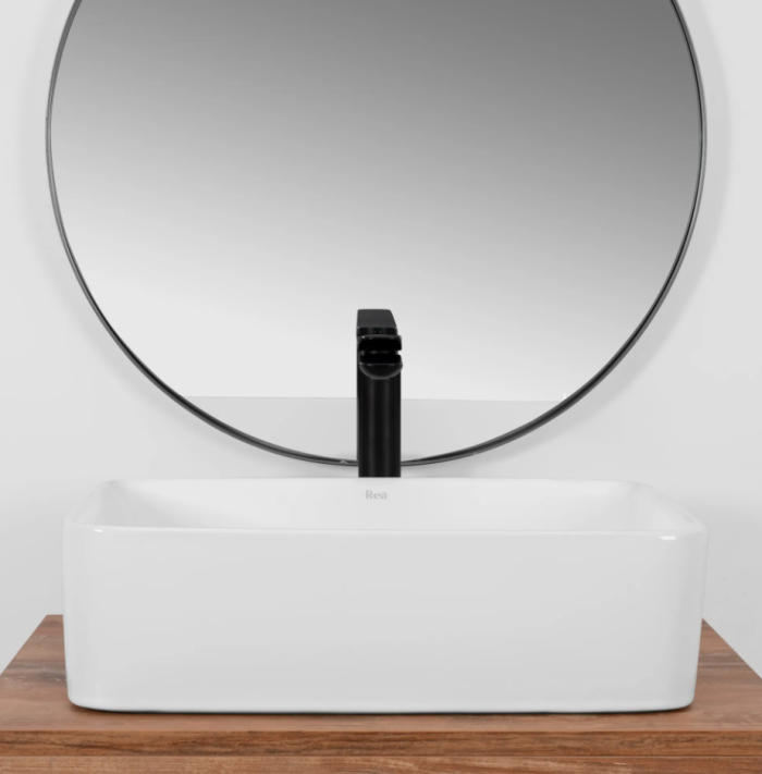 Умивальник REA ANITA WHITE накладний