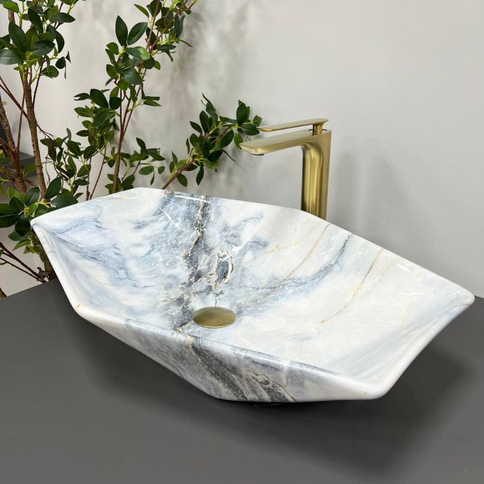 Умывальник VBI VENEZIA GRANIT GLOSSY накладной