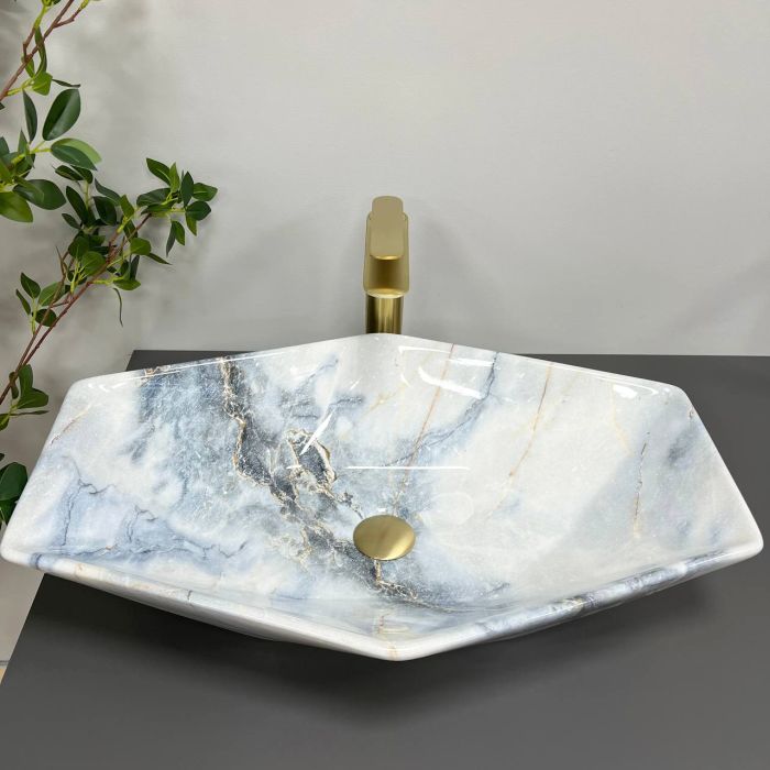 Умывальник VBI VENEZIA GRANIT GLOSSY накладной