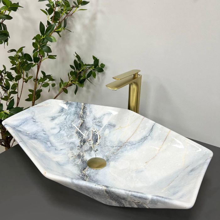 Умывальник VBI VENEZIA GRANIT GLOSSY накладной