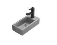 Умывальник MEXEN INEZ 40 GREY MATT левый накладной подвесной