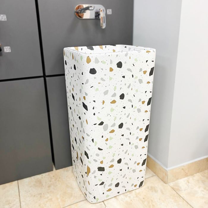 Умывальник VBI LUKKA TEZO GLOSSY напольный