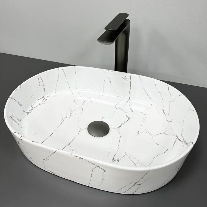 Умывальник VBI VERONA 50 MARMO GLOSSY накладной