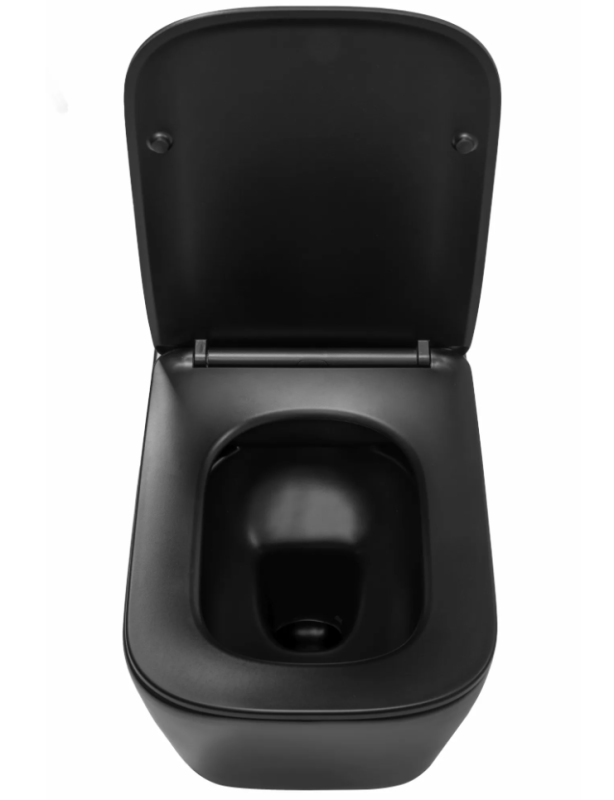 Підвісний унітаз REA RAUL BLACK MATT чорний