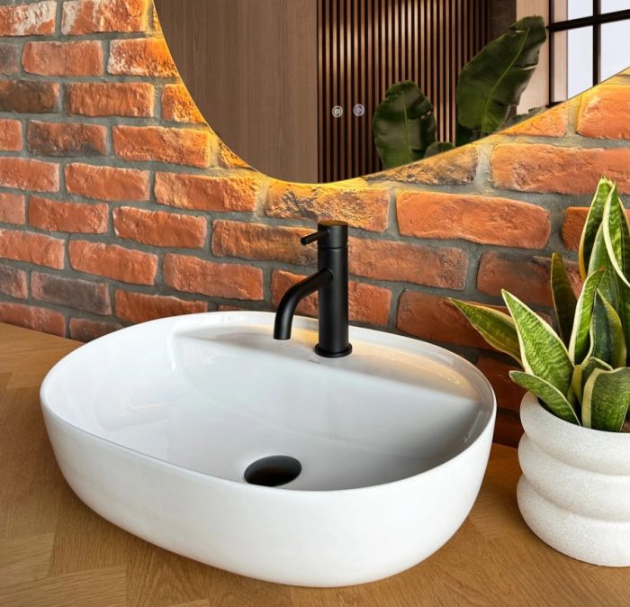 Умивальник REA AURA 51 WHITE накладний