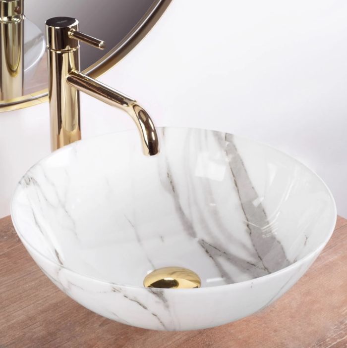 Умивальник REA STELLA AIAX SHINY накладний