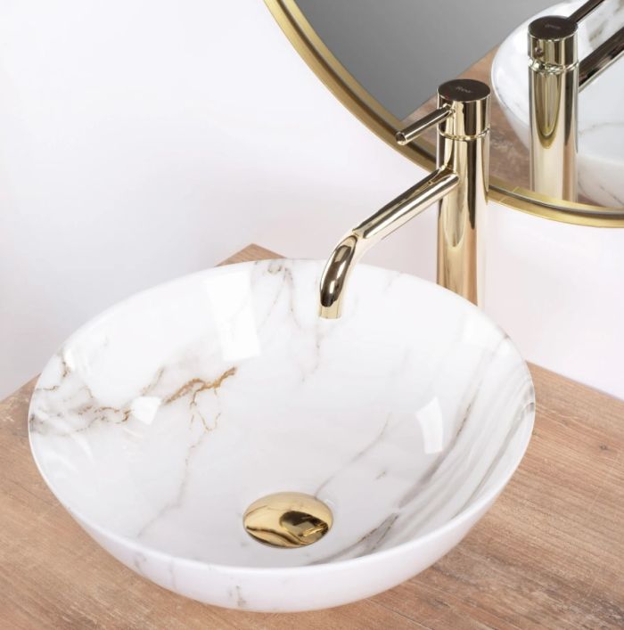 Умивальник REA STELLA AIAX SHINY накладний