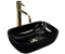 Умивальник REA BELINDA MINI BLACK накладний чорний