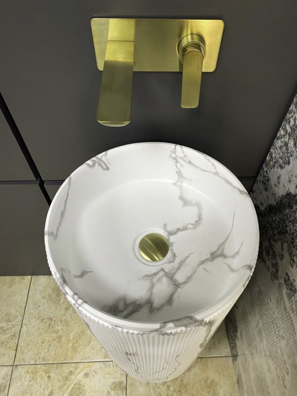 Умивальник VBI TARANTO MARMO MATT підлоговий