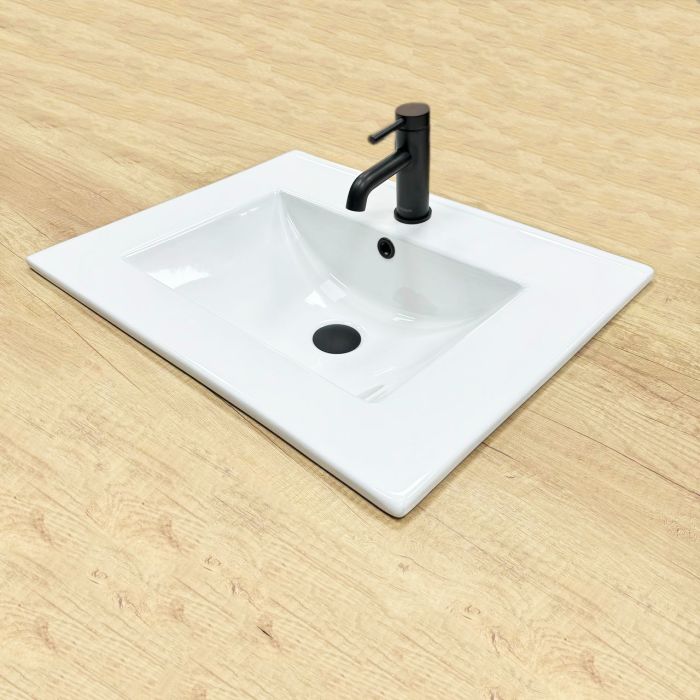 Умивальник VBI FERRARA 60 WHITE врізний