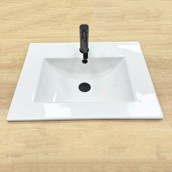 Умивальник VBI FERRARA 60 WHITE врізний