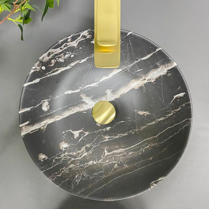 Умывальник VBI AMALFI BLACK ONYX MATT накладной