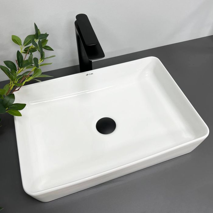 Умывальник VBI TRIEST S WHITE накладной