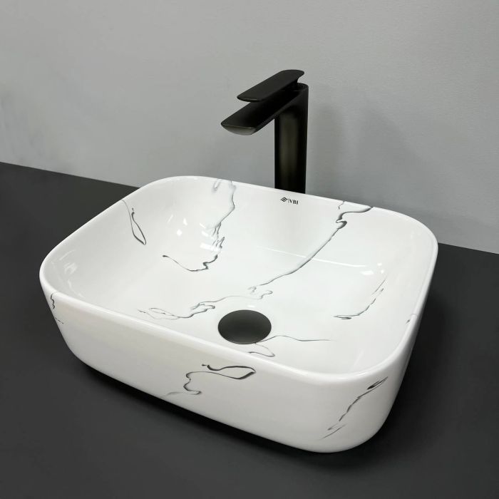 Умивальник VBI PALERMO S MARMO GLOSSY накладний