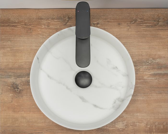 Умывальник REA SAMI MARBLE MATT накладной