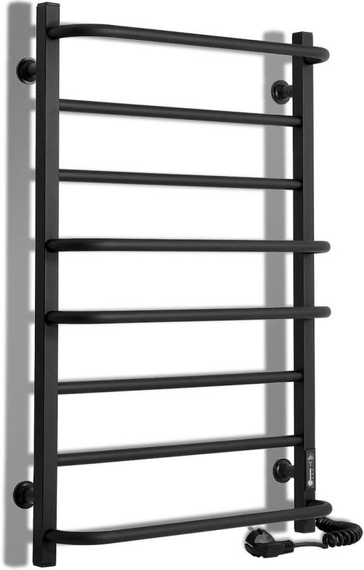 Рушникосушка КОМФОРТ ЧФЧ8 500*800 права, R3, чорний мат