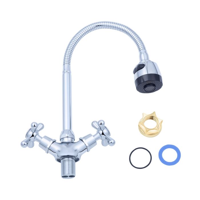Смеситель для кухни с гибким изливом Agua Toledo - C039