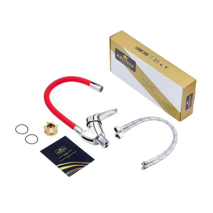 Смеситель для кухни Kroner KRM Odra - C032RED