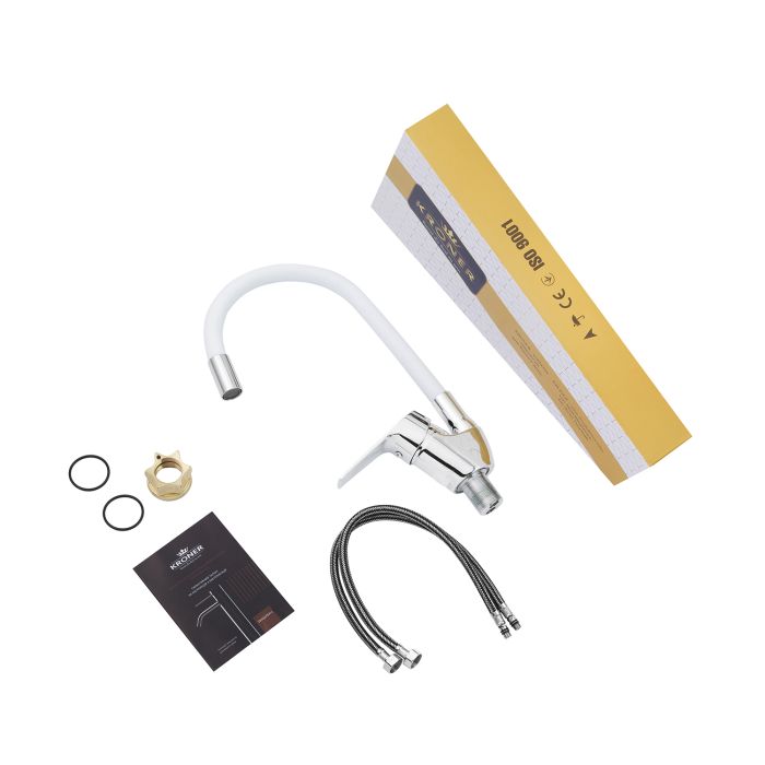 Змішувач для кухні Kroner KRM Odra - C032WHI