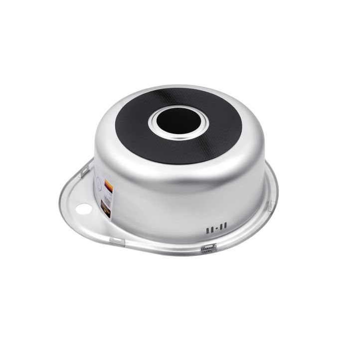 Кухонна мийка Kroner KRP Satin - 4843 (0.8 мм)