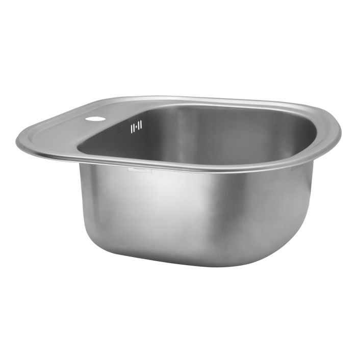 Кухонна мийка Kroner KRP Satin - 4749 (0.8 мм)