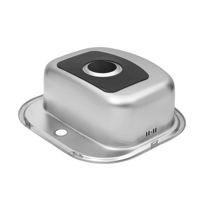 Кухонна мийка Kroner KRP Satin - 4749 (0.8 мм)