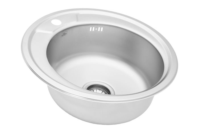 Кухонна мийка Kroner KRP Dekor - 490 (0.8 мм)